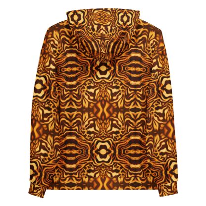CAVIS Wunderpus Unisex Hoodie, Yellow Orange Octopus Pattern Hooded Sweatshirt - Image 15