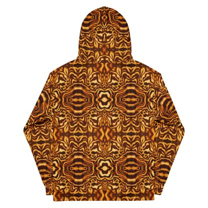 CAVIS Wunderpus Unisex Hoodie, Yellow Orange Octopus Pattern Hooded Sweatshirt - Image 19