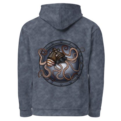 CAVIS a Steampunk Octopus Unisex Hoodie, Alternative Pullover Hooded Sweatshirt - Image 29