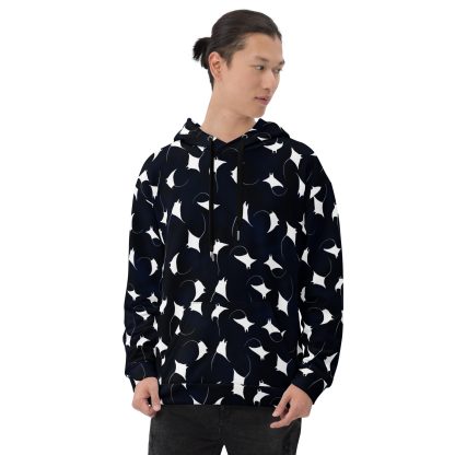 CAVIS Mobula Ray Unisex Hoodie, Alternative Devil Rays Goth Fashion Hooded Sweatshirt - Image 5