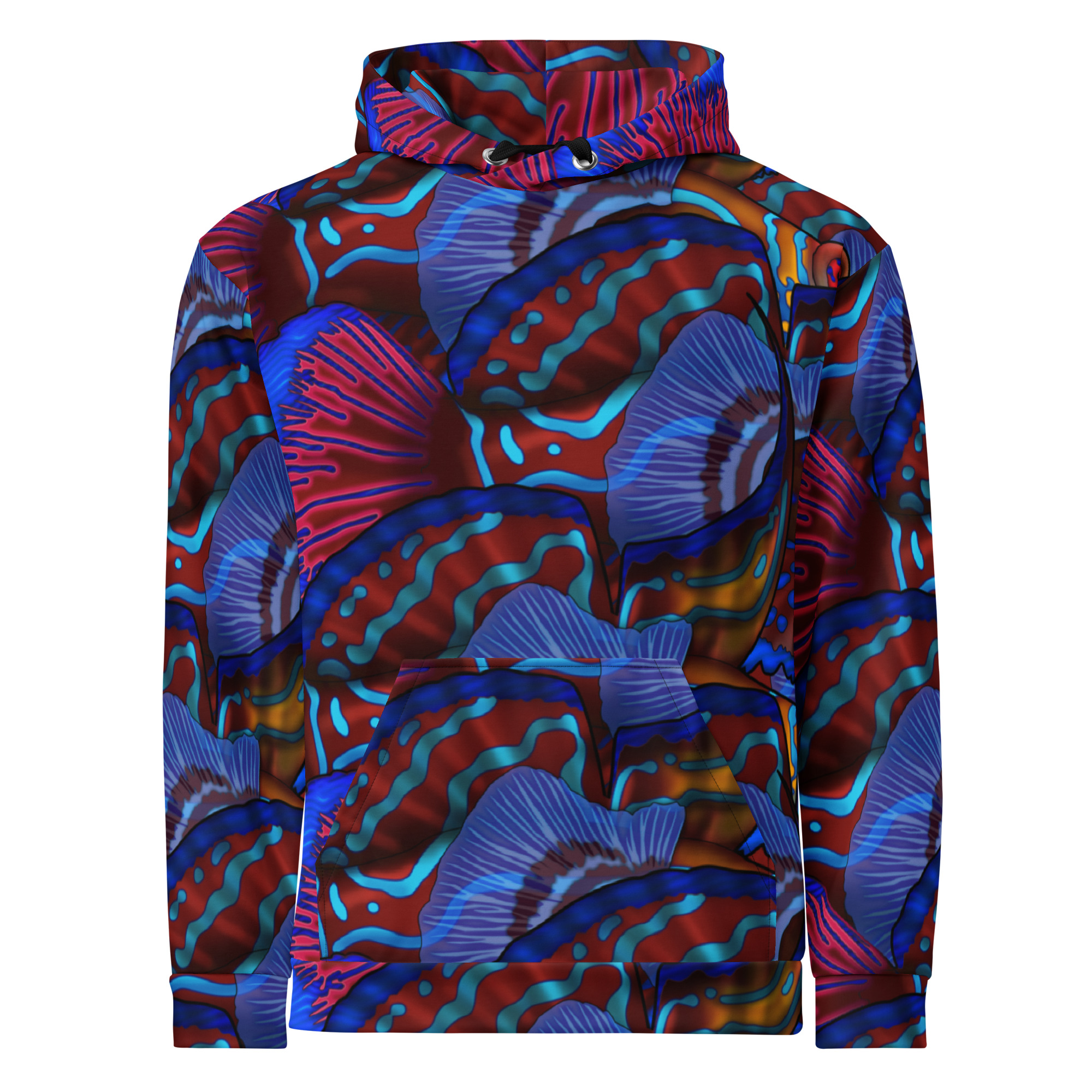 Cavis Mandarinfish Pattern Unisex Hoodie - Image 12