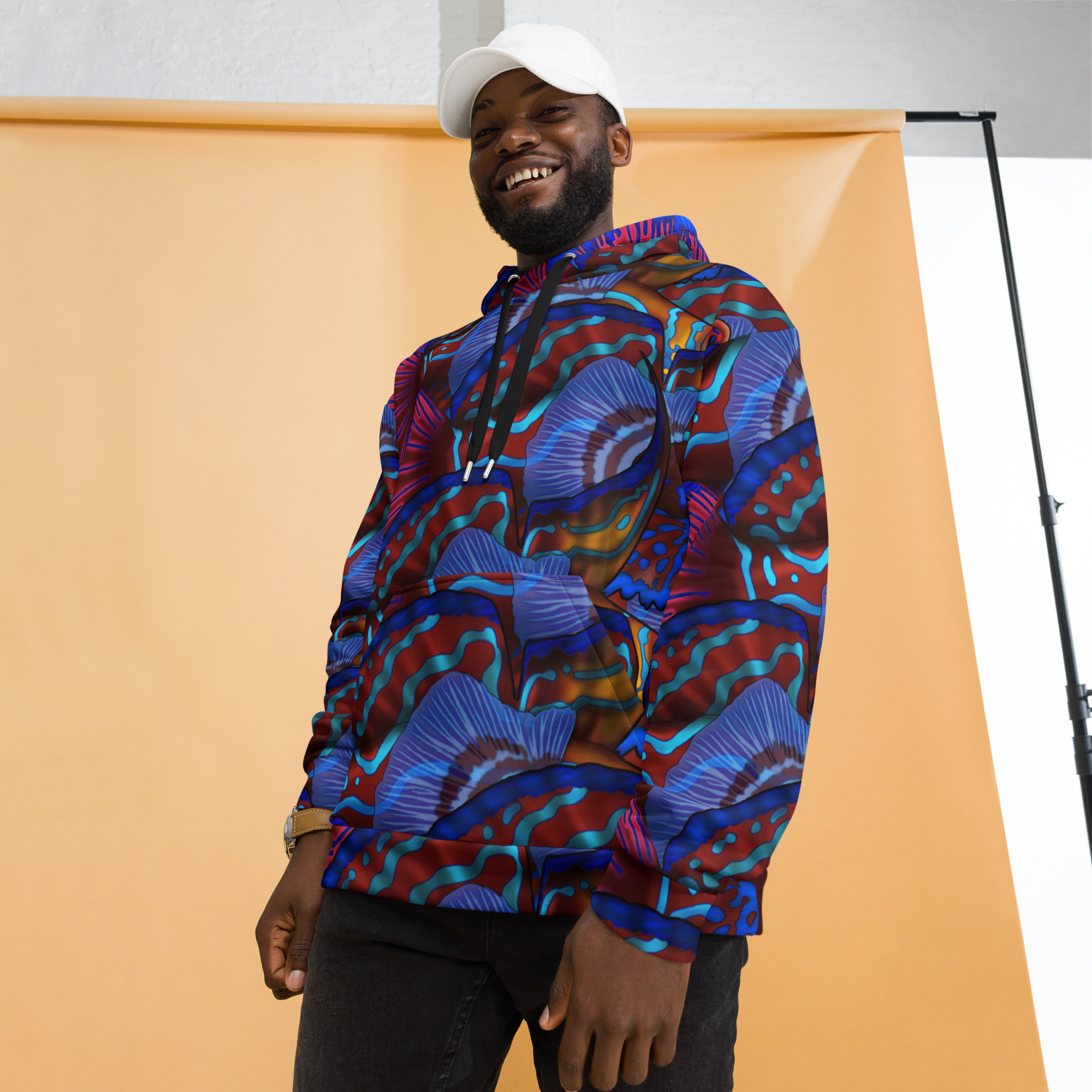 Cavis Mandarinfish Pattern Unisex Hoodie - Image 17