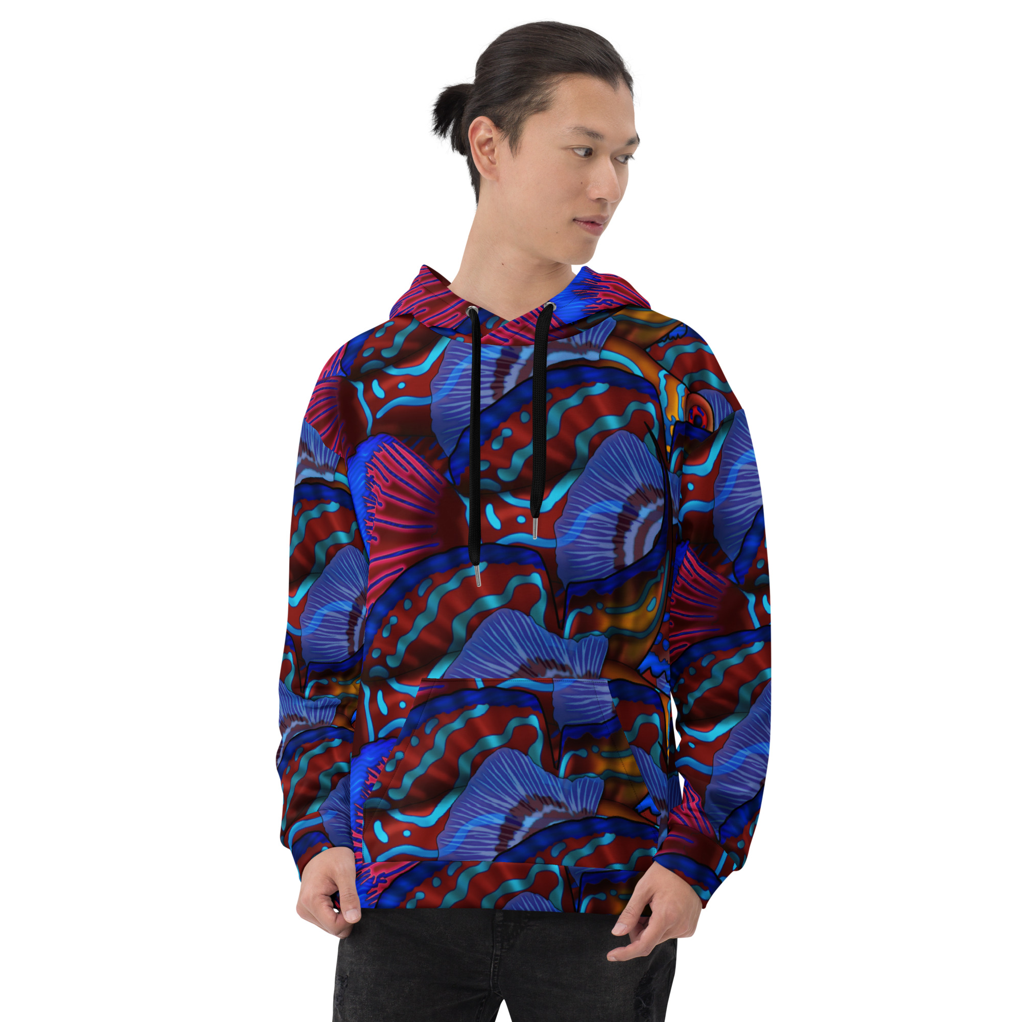 Cavis Mandarinfish Pattern Unisex Hoodie - Image 19