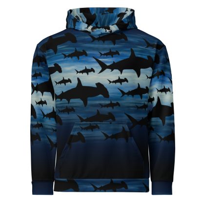 CAVIS Shark Pattern Hammerhead Unisex Hoodie - Image 13