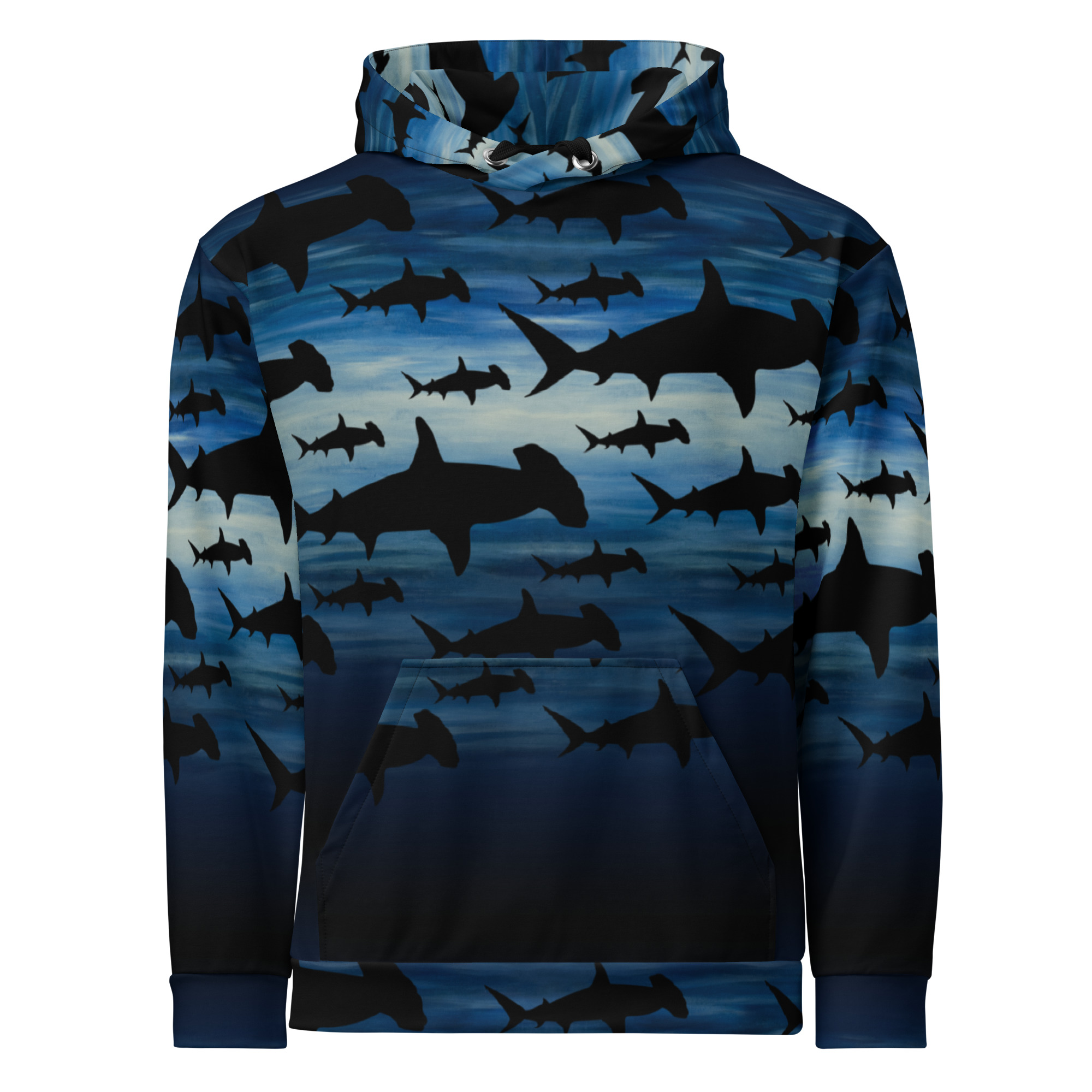 CAVIS Shark Pattern Hammerhead Unisex Hoodie - Image 13