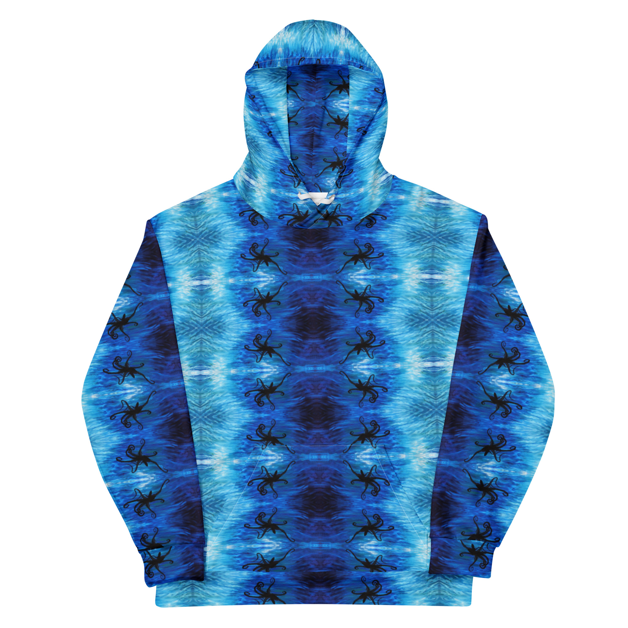 CAVIS Blue Ocean Octopus Unisex Hoodie - Image 2