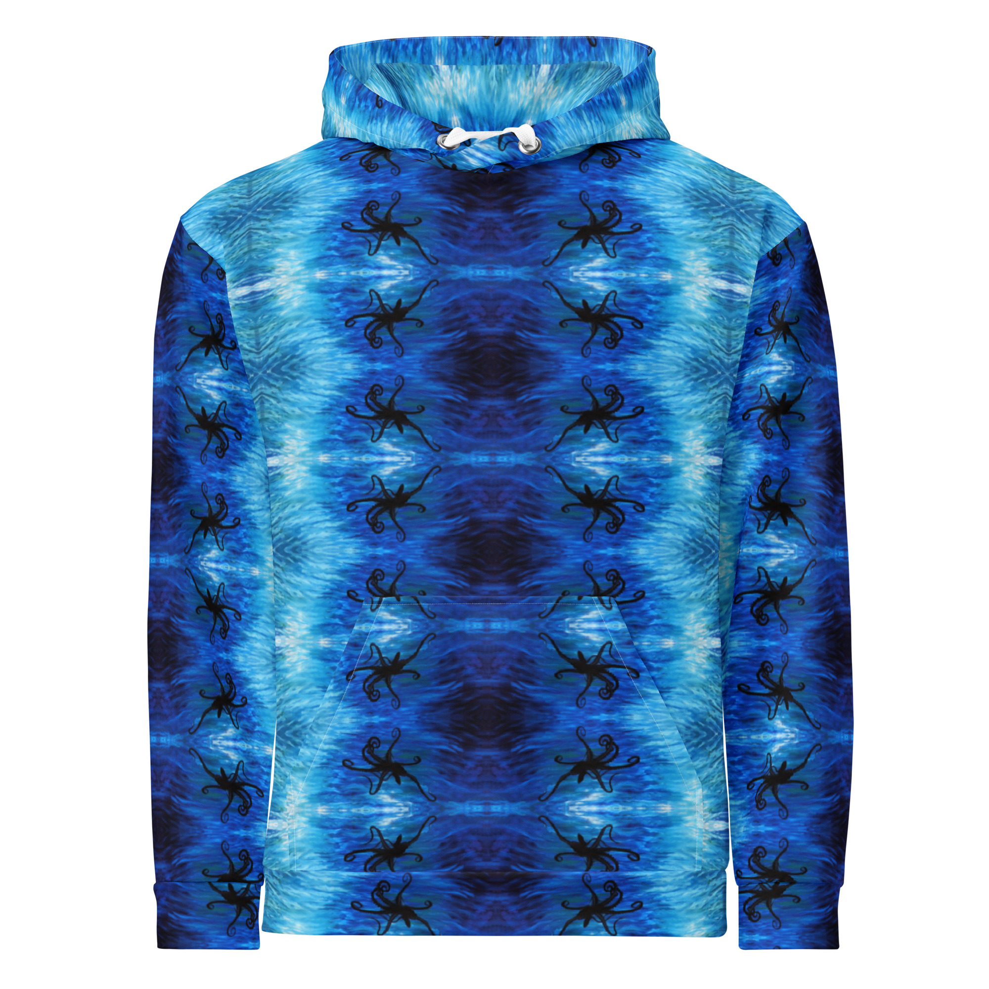 CAVIS Blue Ocean Octopus Unisex Hoodie - Image 9