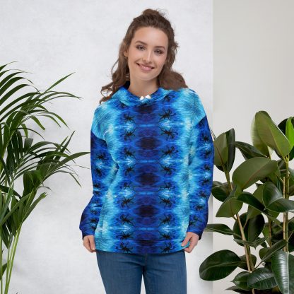 CAVIS Blue Ocean Octopus Unisex Hoodie - Image 16