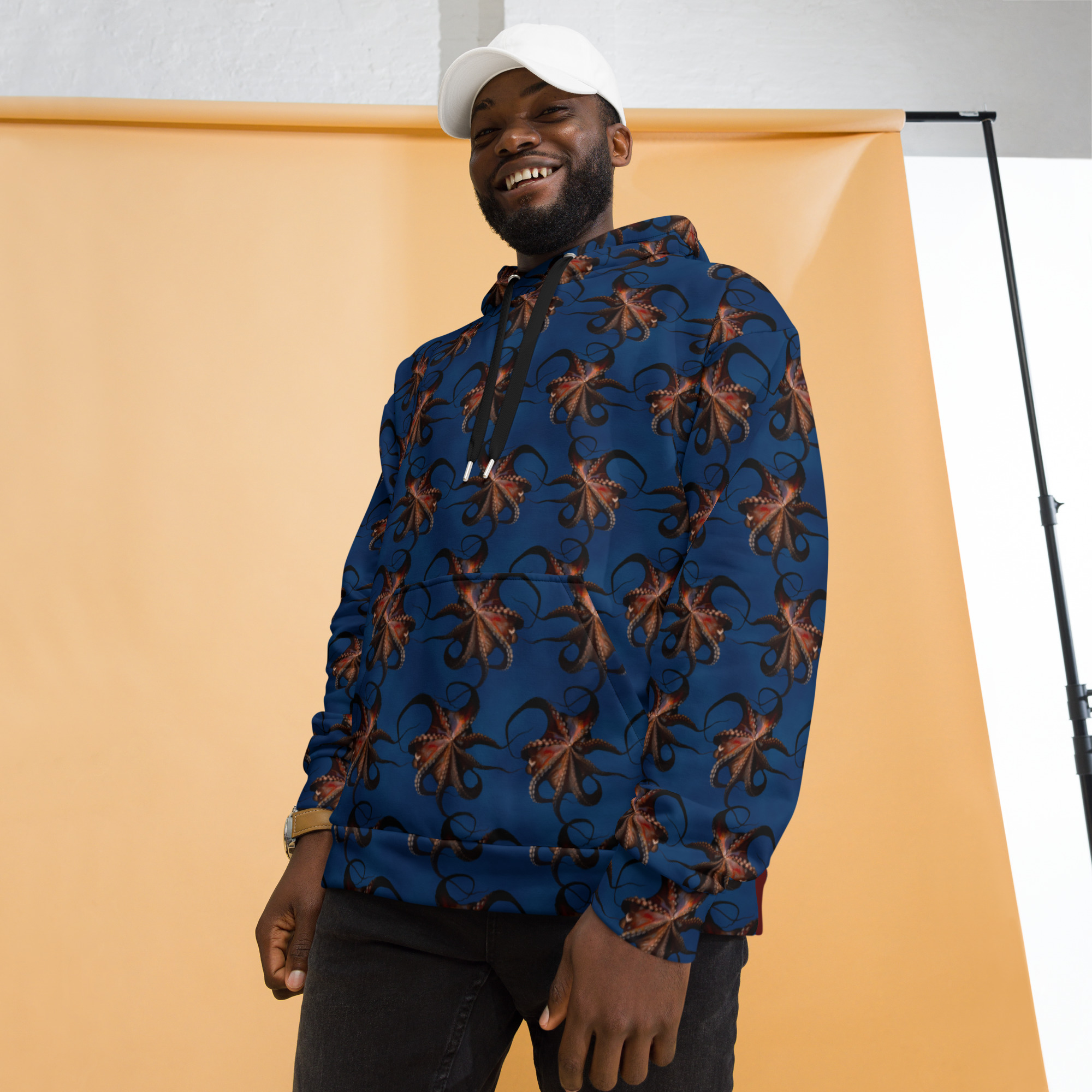 CAVIS Flying Octopus Unisex Hoodie - Image 17