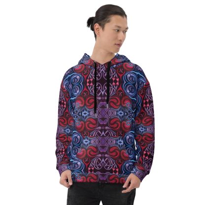 CAVIS Celtic Heart Unisex Hoodie, Alternative Pullover Sweatshirt - Image 21