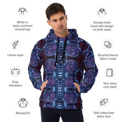 CAVIS Celtic Soul Unisex Hoodie, Alternative Pullover Sweatshirt - Image 17