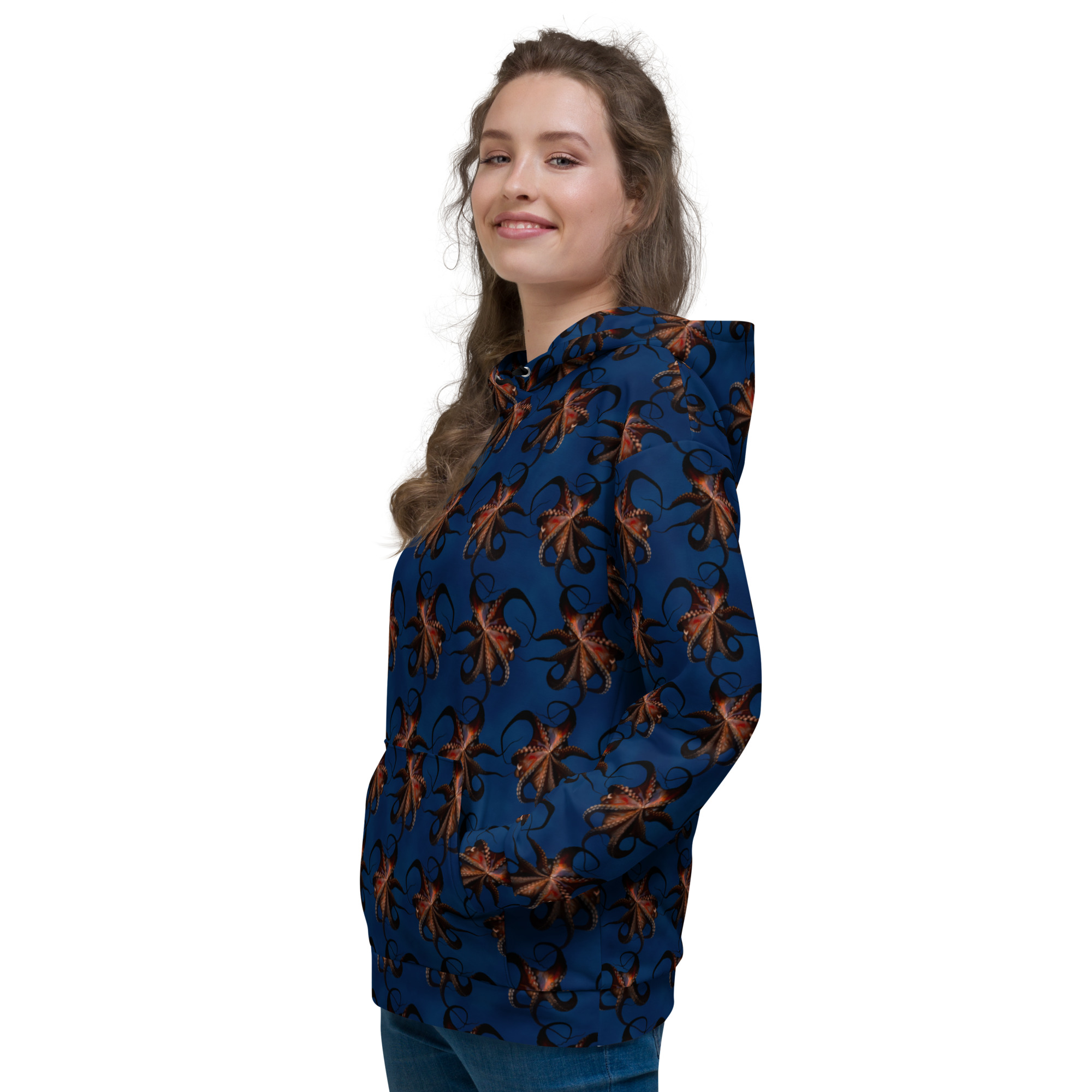 CAVIS Flying Octopus Unisex Hoodie - Image 7