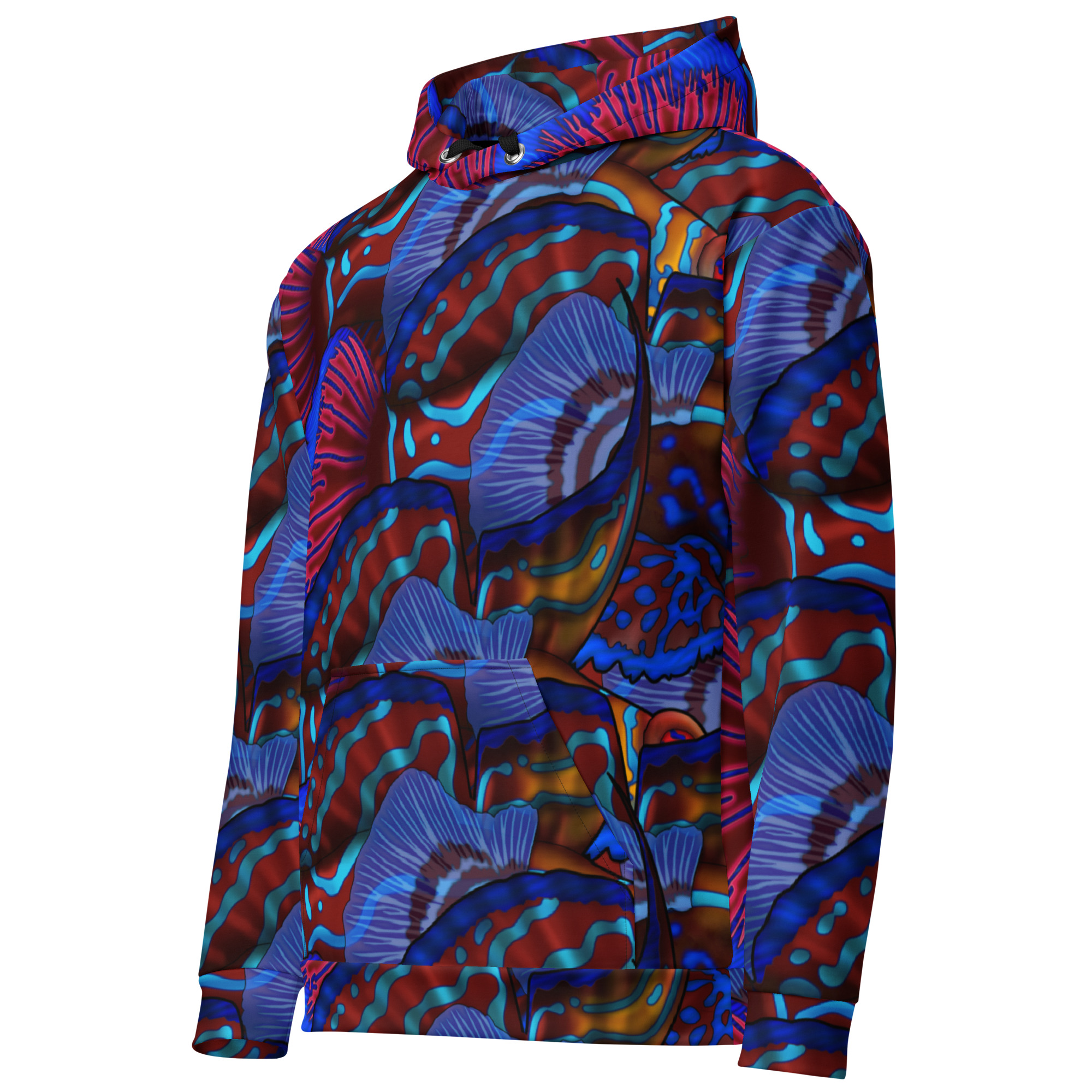 Cavis Mandarinfish Pattern Unisex Hoodie - Image 11