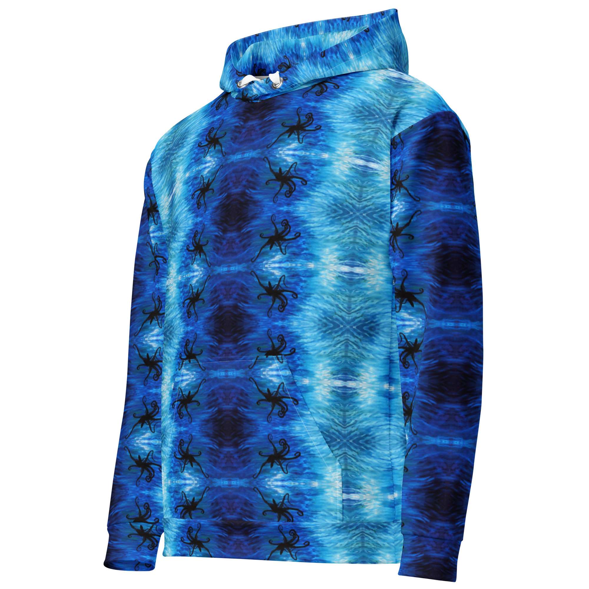 CAVIS Blue Ocean Octopus Unisex Hoodie - Image 8