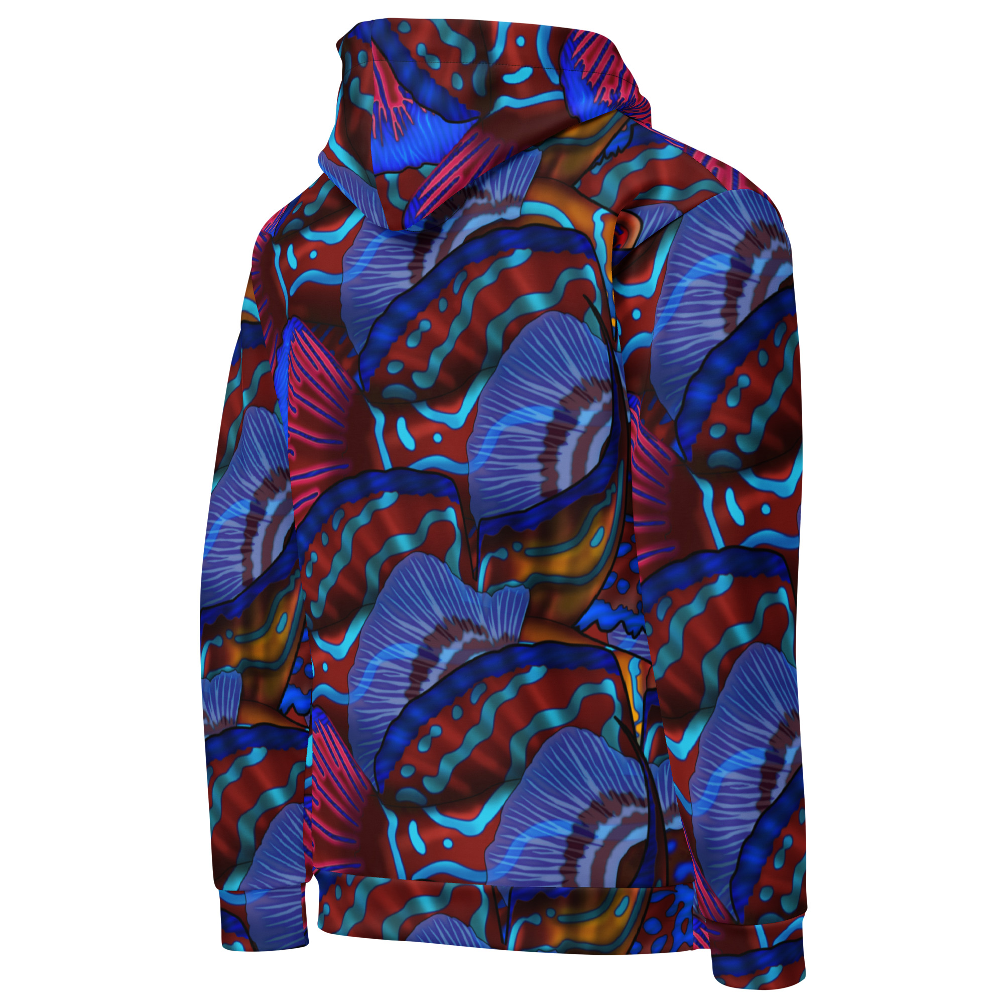 Cavis Mandarinfish Pattern Unisex Hoodie - Image 9