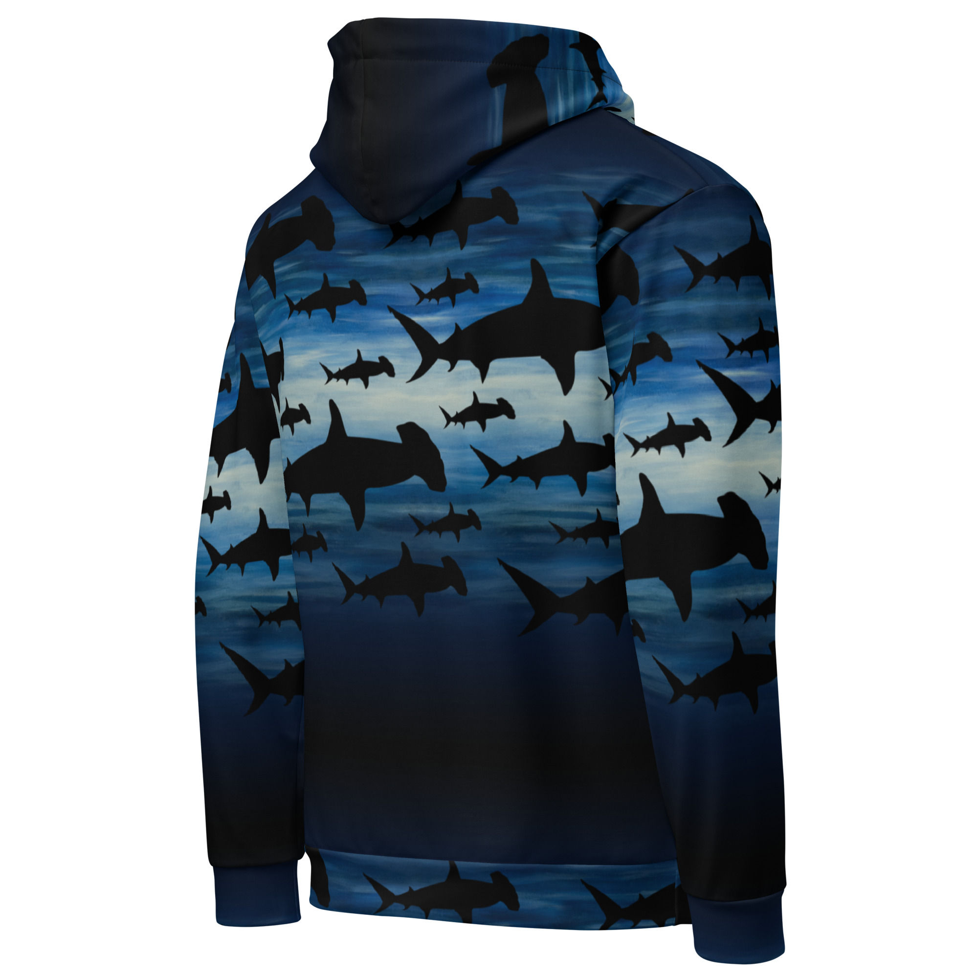 CAVIS Shark Pattern Hammerhead Unisex Hoodie - Image 10