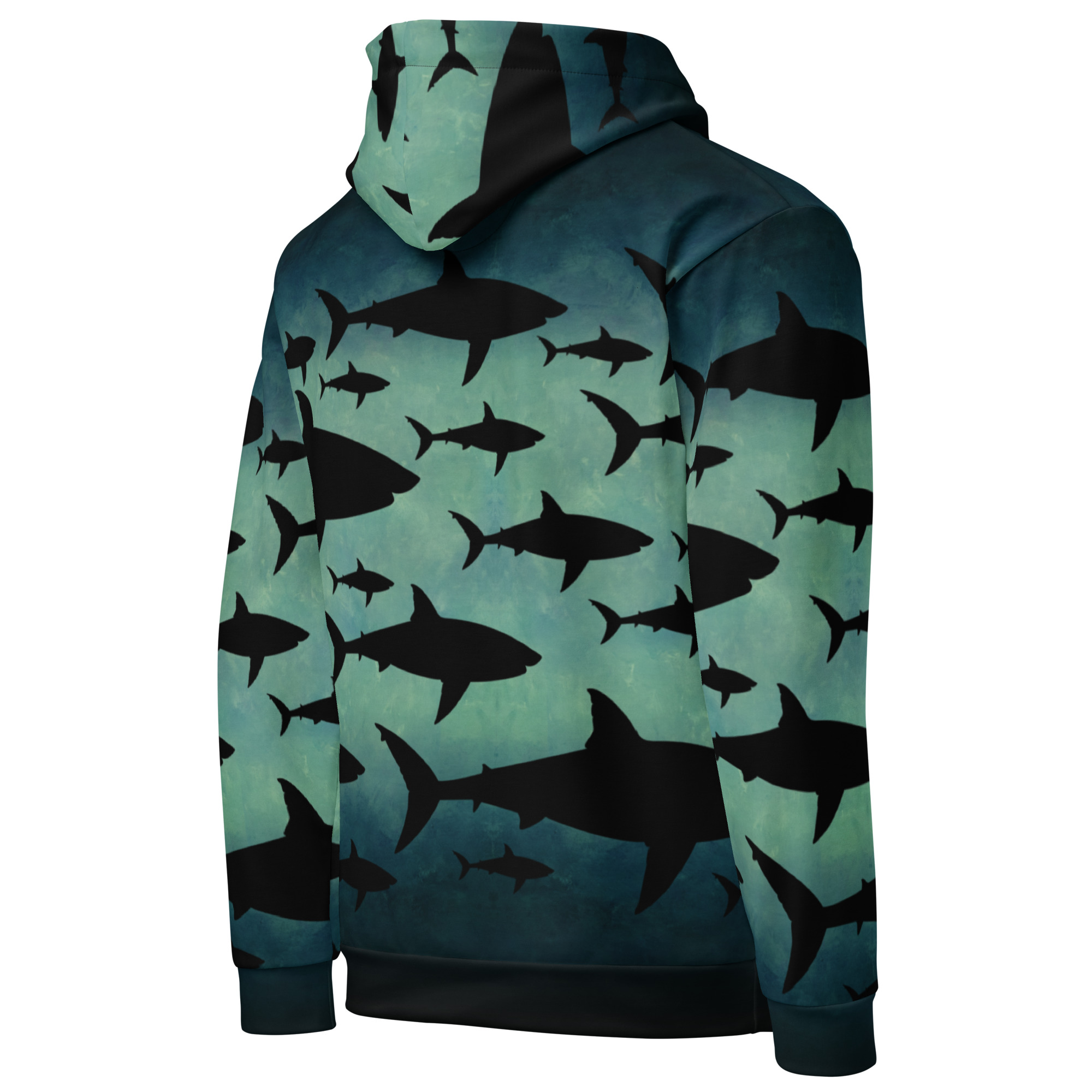 CAVIS Shark Pattern Unisex Hoodie - Image 12