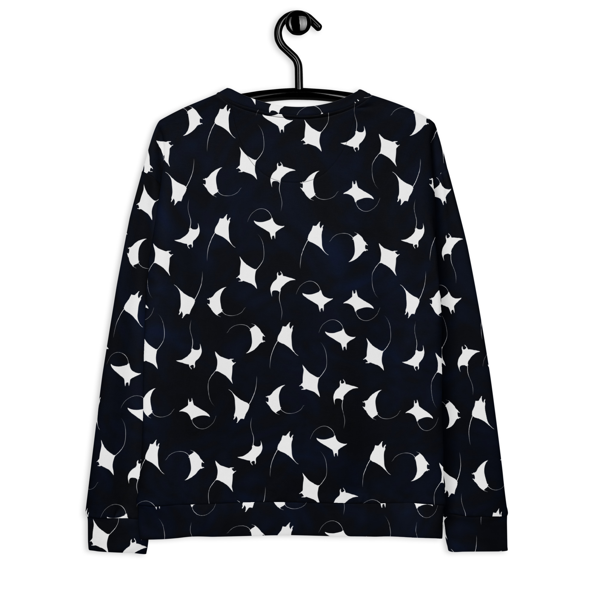 CAVIS Mobula Ray Unisex Sweatshirt, Alternative Devil Rays Goth Fashion Long Sleeve Top - Image 7