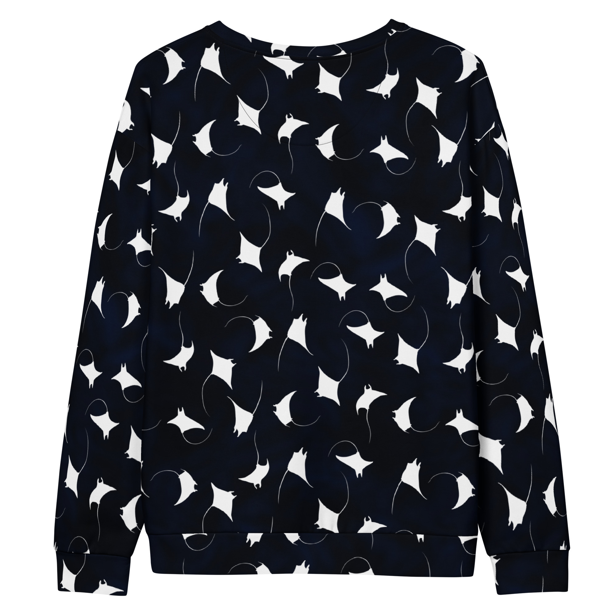 CAVIS Mobula Ray Unisex Sweatshirt, Alternative Devil Rays Goth Fashion Long Sleeve Top - Image 12