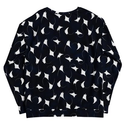 CAVIS Mobula Ray Unisex Sweatshirt, Alternative Devil Rays Goth Fashion Long Sleeve Top - Image 27