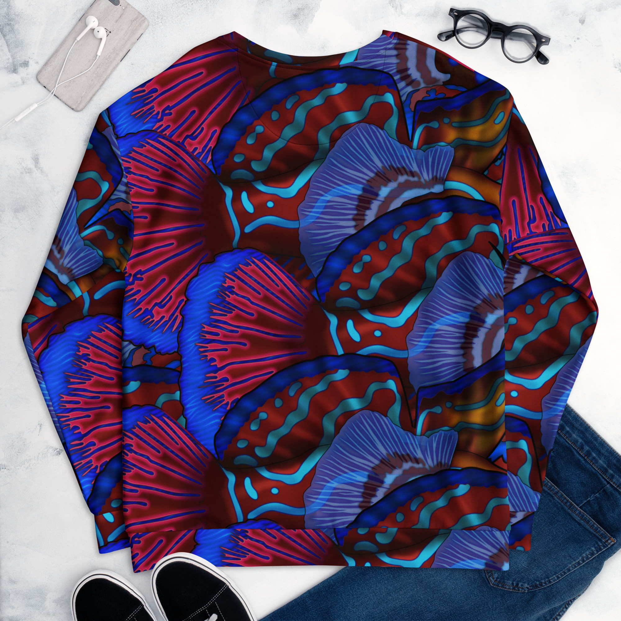 CAVIS Mandarinfish Unisex Sweatshirt - Image 11