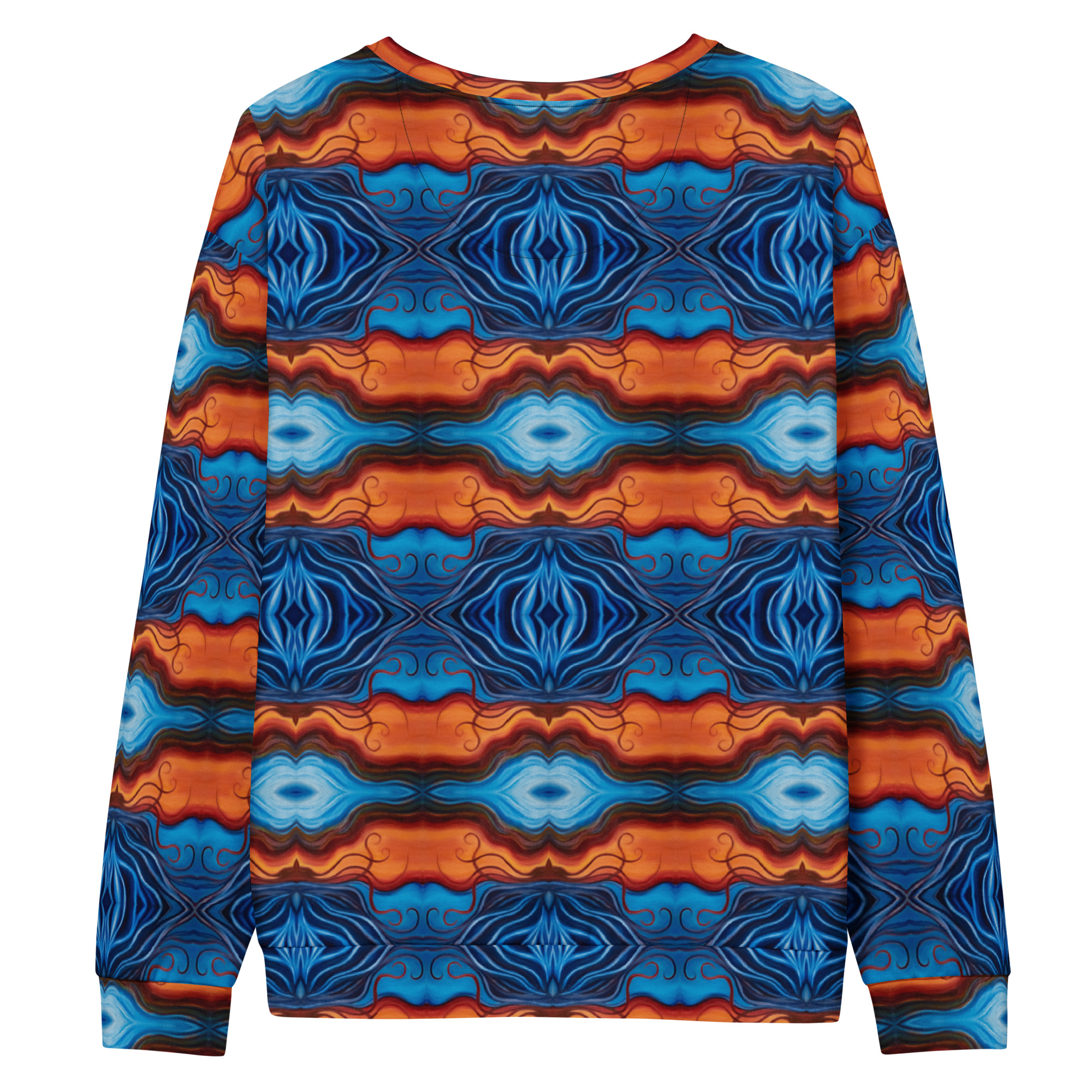 CAVIS Reborn Unisex Sweatshirt, Alternative Psychedelic Long Sleeve Top - Image 13