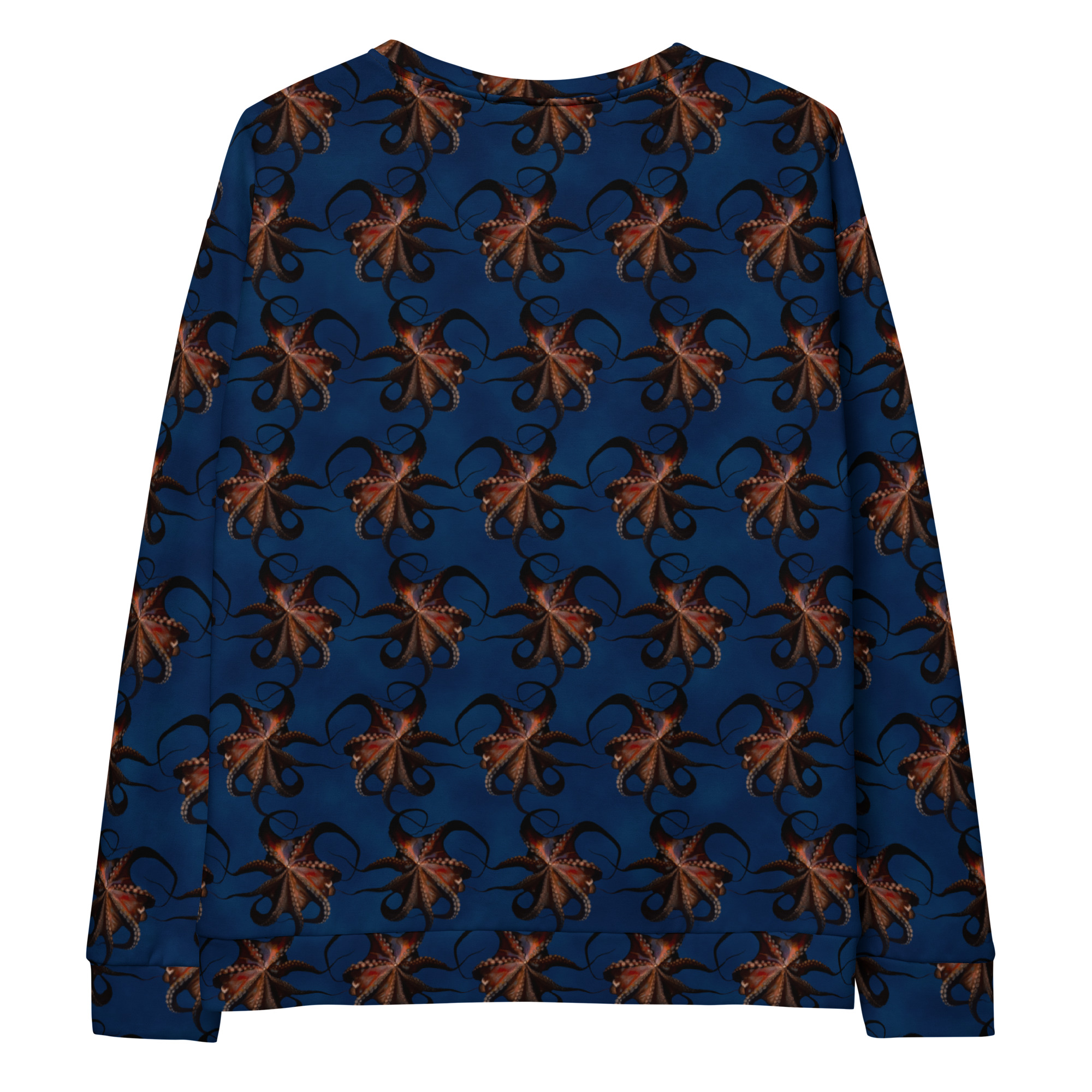 CAVIS Flying Octopus Unisex Sweatshirt, Alternative Sea Life Long Sleeve Top - Image 15