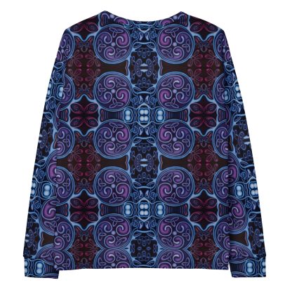 CAVIS Celtic Soul Unisex Sweatshirt, Alternative Blue and Purple Long Sleeve Top - Image 18