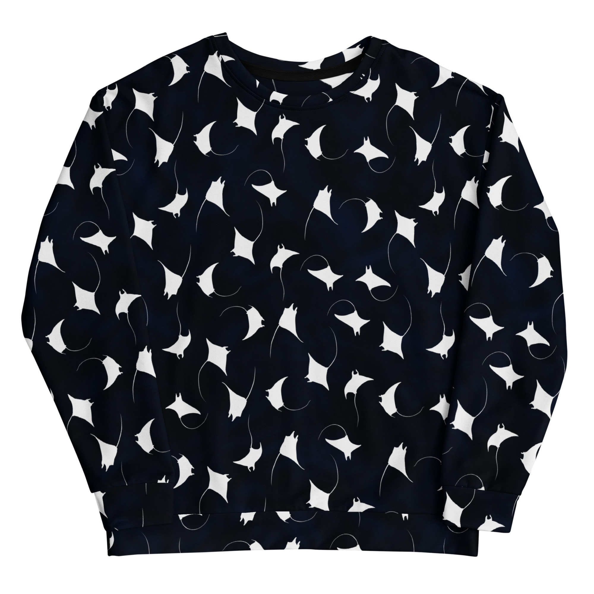 CAVIS Mobula Ray Unisex Sweatshirt, Alternative Devil Rays Goth Fashion Long Sleeve Top - Image 4