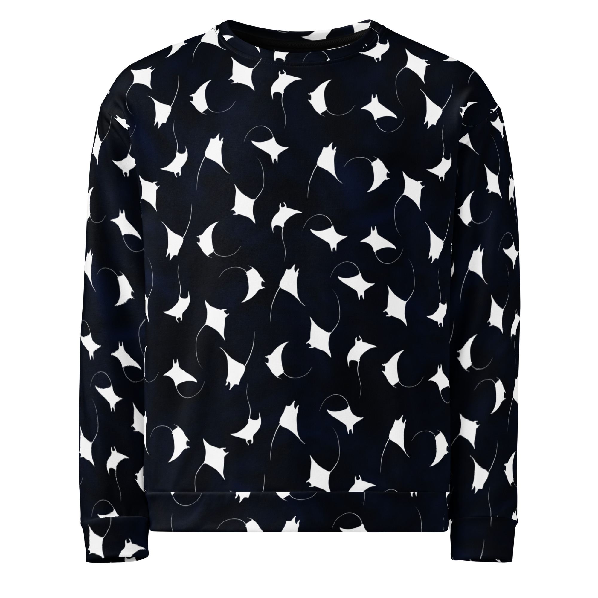 CAVIS Mobula Ray Unisex Sweatshirt, Alternative Devil Rays Goth Fashion Long Sleeve Top - Image 17