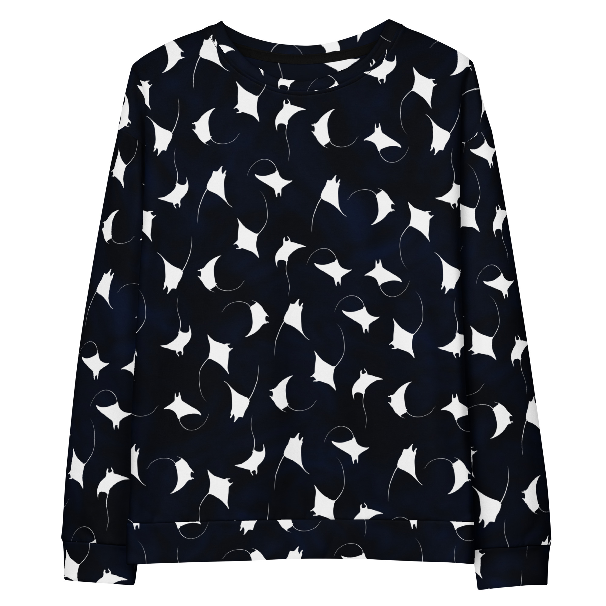CAVIS Mobula Ray Unisex Sweatshirt, Alternative Devil Rays Goth Fashion Long Sleeve Top - Image 18
