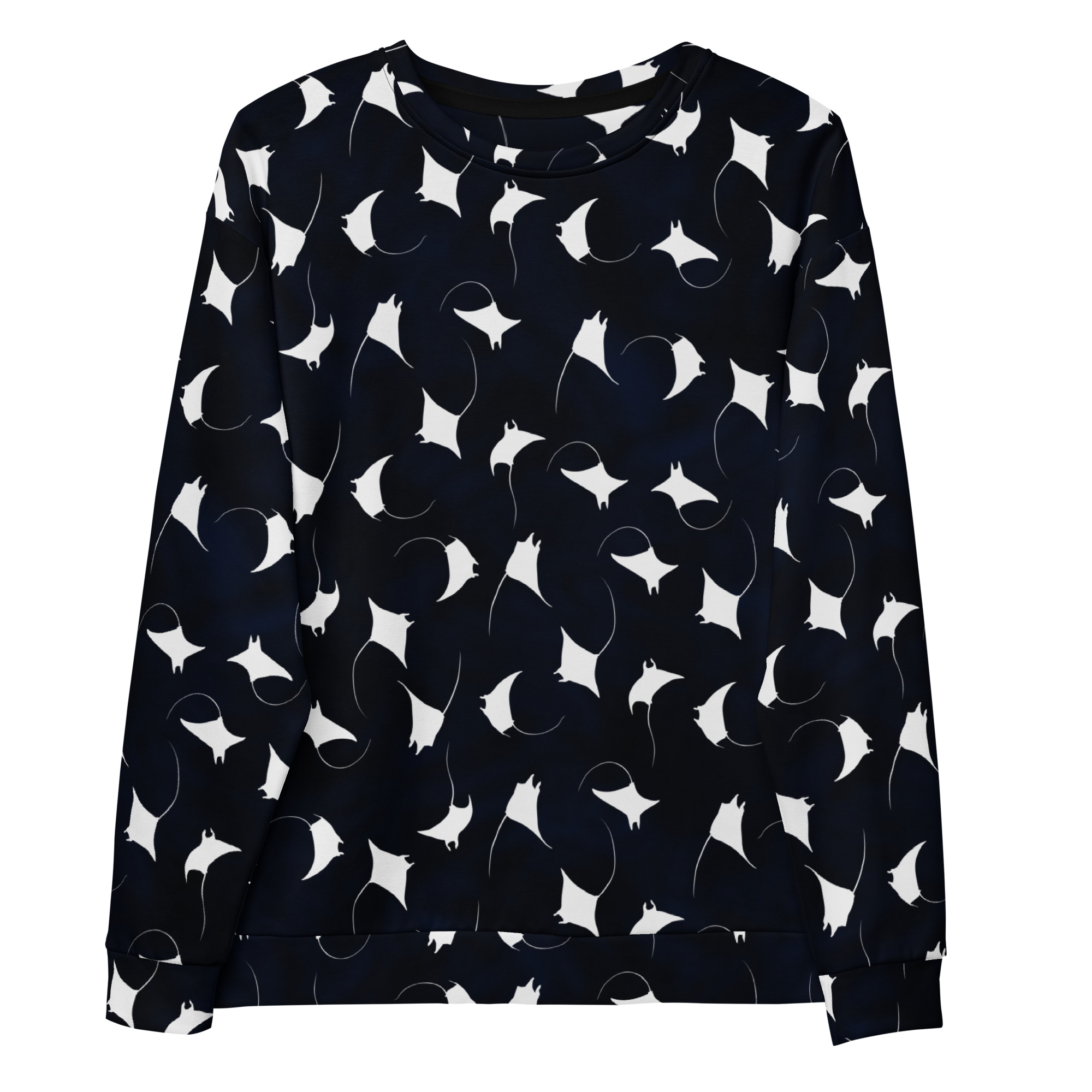 CAVIS Mobula Ray Unisex Sweatshirt, Alternative Devil Rays Goth Fashion Long Sleeve Top - Image 25