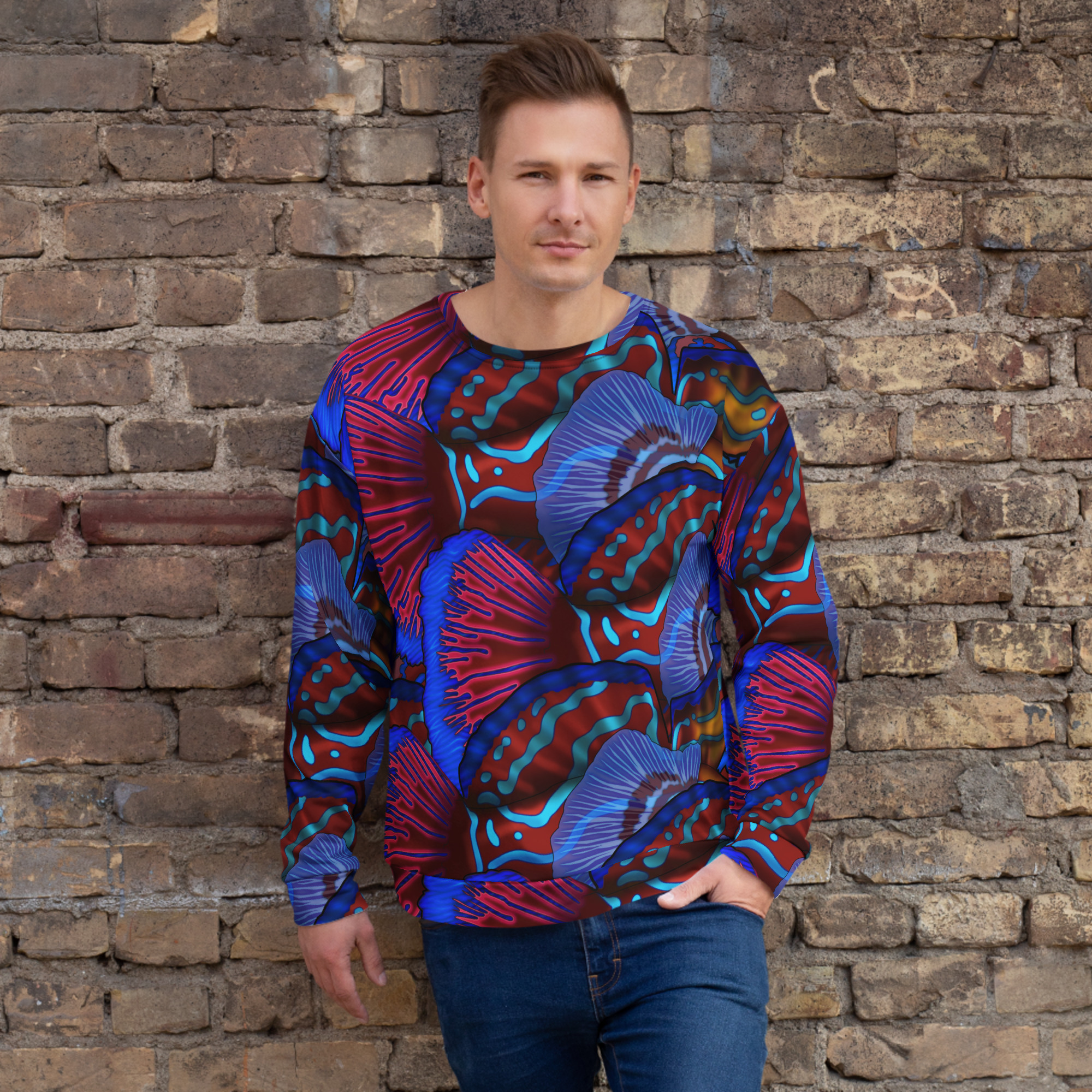 CAVIS Mandarinfish Unisex Sweatshirt - Image 21