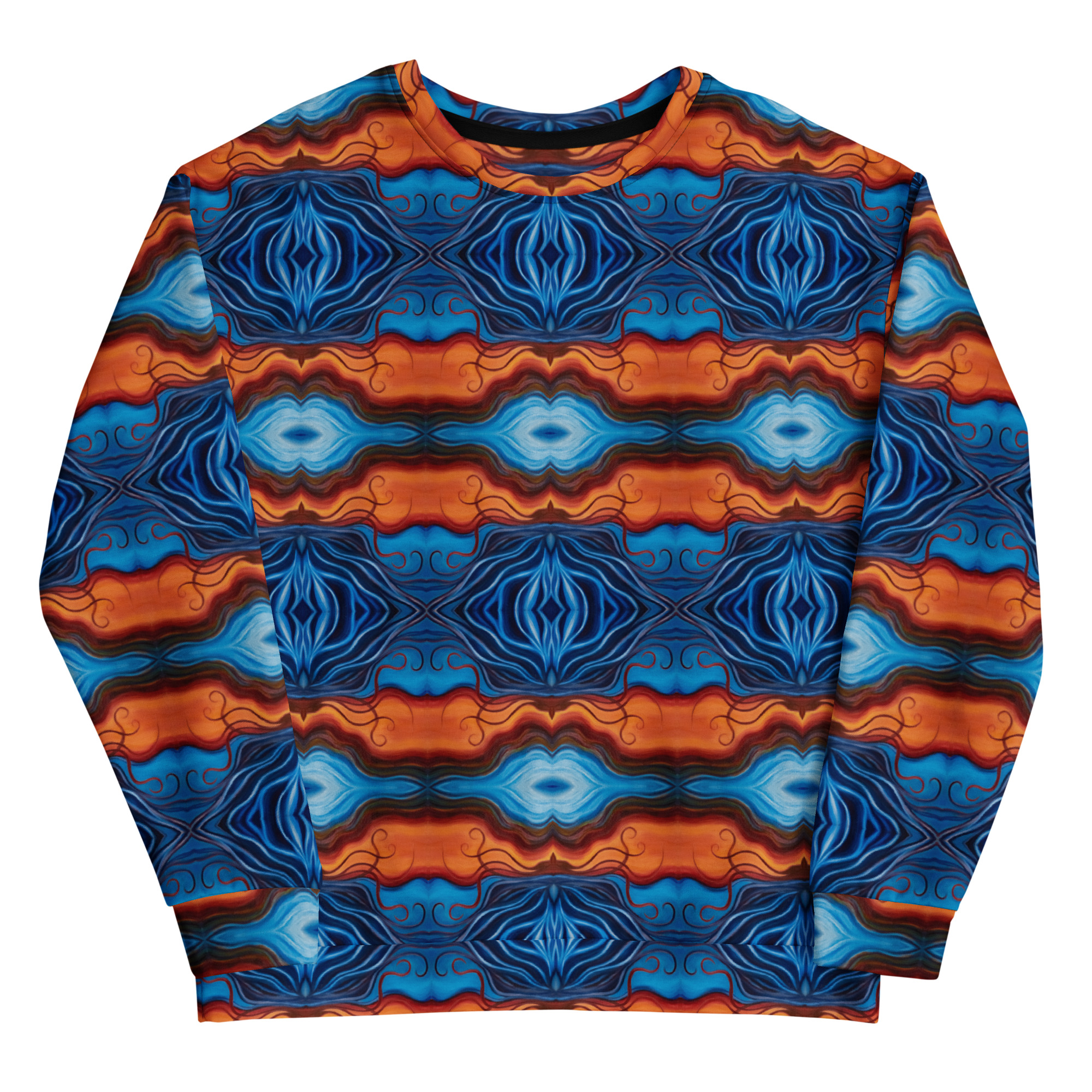 CAVIS Reborn Unisex Sweatshirt, Alternative Psychedelic Long Sleeve Top - Image 8