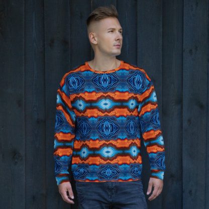 CAVIS Reborn Unisex Sweatshirt, Alternative Psychedelic Long Sleeve Top - Image 24
