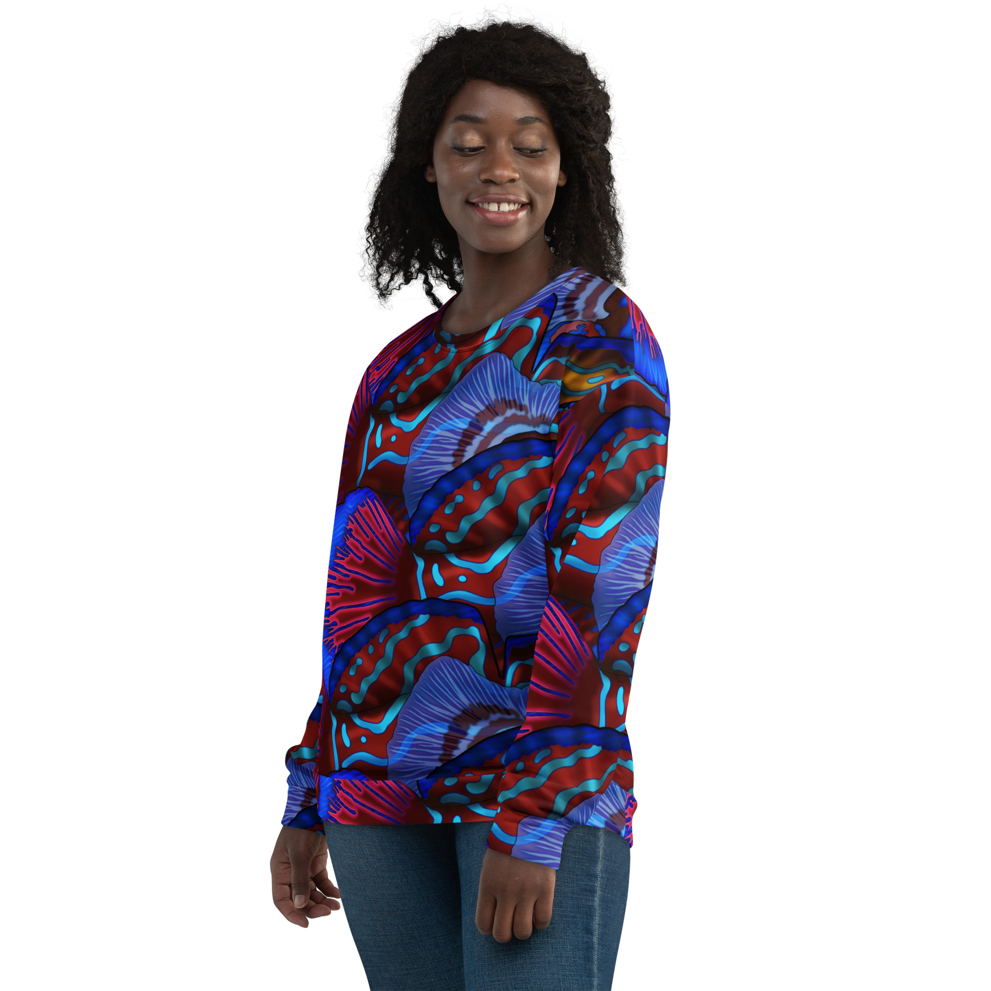 CAVIS Mandarinfish Unisex Sweatshirt - Image 5