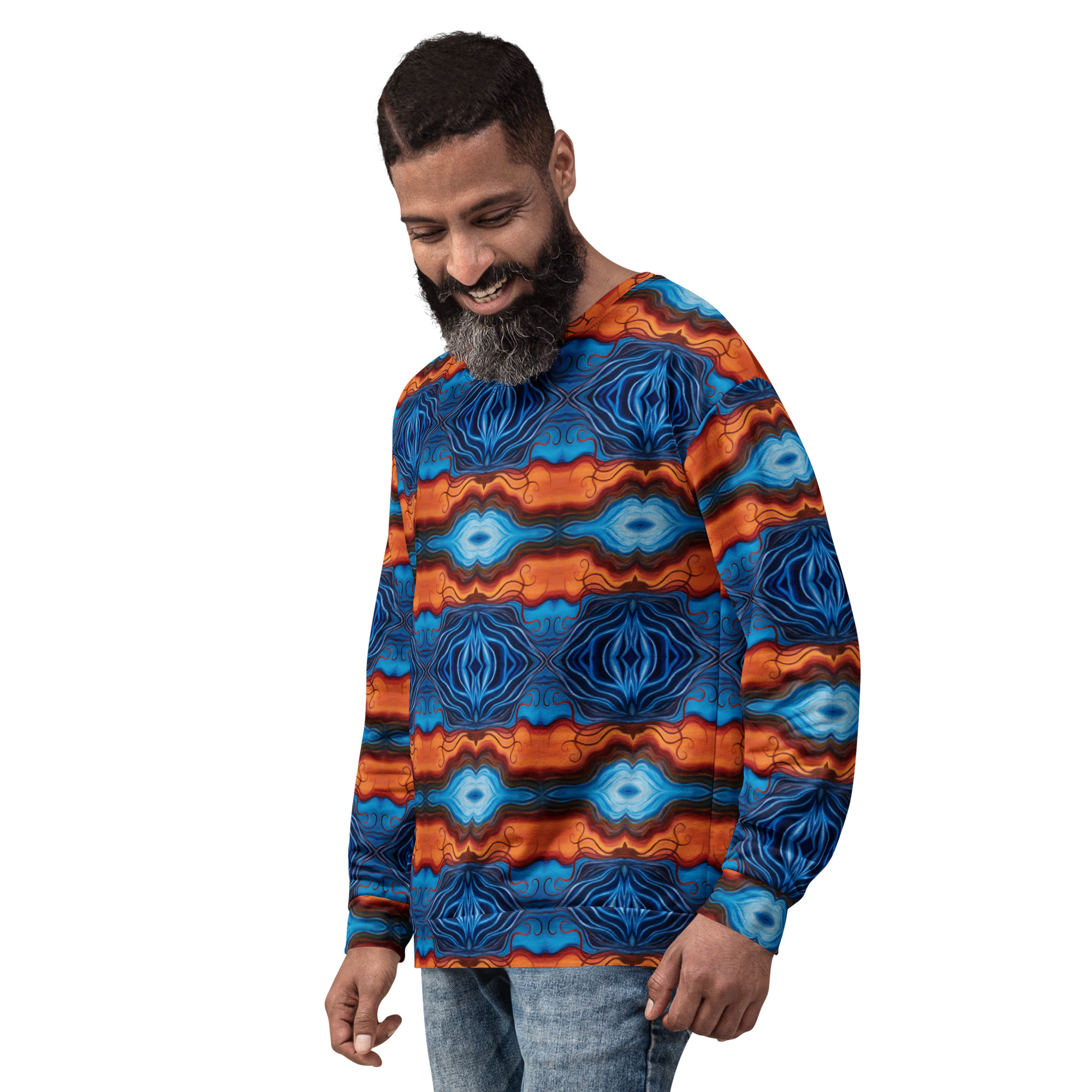 CAVIS Reborn Unisex Sweatshirt, Alternative Psychedelic Long Sleeve Top - Image 11