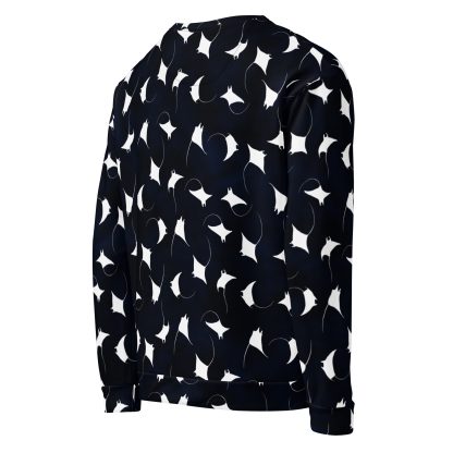 CAVIS Mobula Ray Unisex Sweatshirt, Alternative Devil Rays Goth Fashion Long Sleeve Top - Image 15