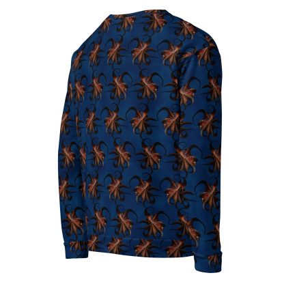 CAVIS Flying Octopus Unisex Sweatshirt, Alternative Sea Life Long Sleeve Top - Image 16