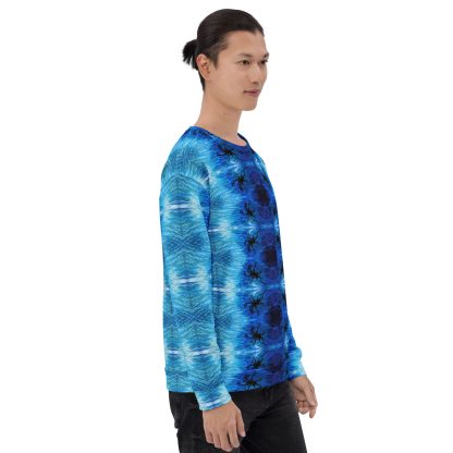 CAVIS Blue Ocean Octopus Unisex Sweatshirt, Alternative Sea Life Long Sleeve Top - Image 7